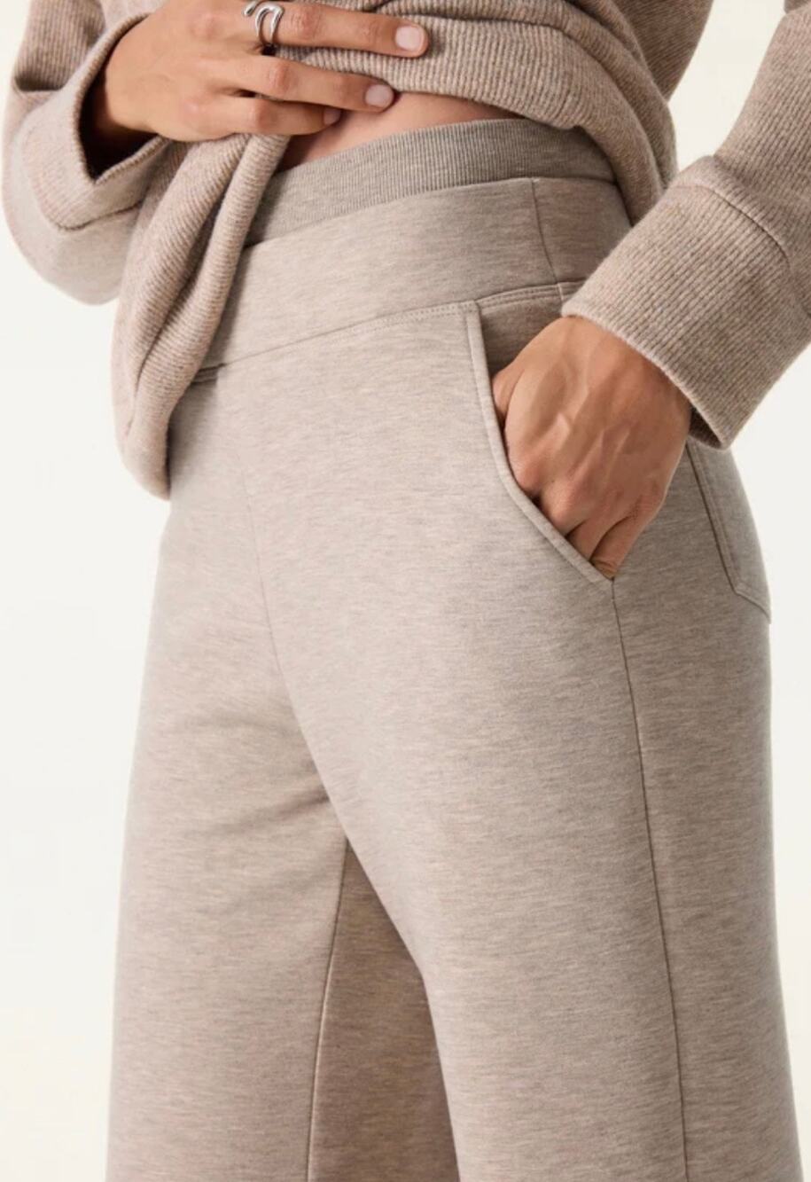 Brand New OGL FuzzLuxe Double Waistband Straight Leg Pants with Pockets XS
